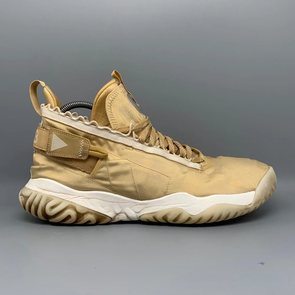 Jordan Proto-React Gold Basketball Shoes BV1654-200 Men’s Sz‎ 13